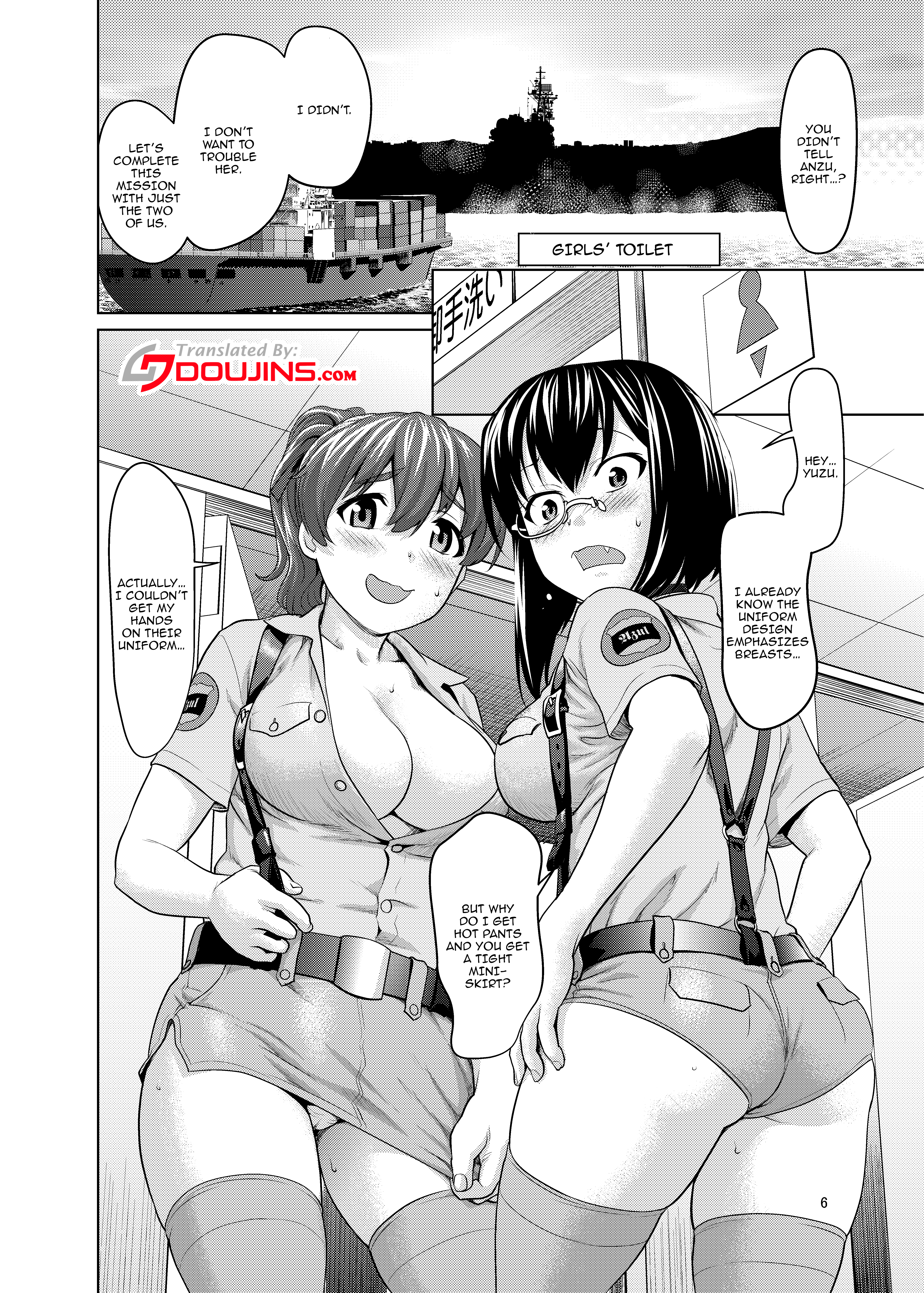 Hentai Manga Comic-Kawashima Momo's and Koyama Yuzu's Great Blue Division High School Infiltration Plan!-Read-5